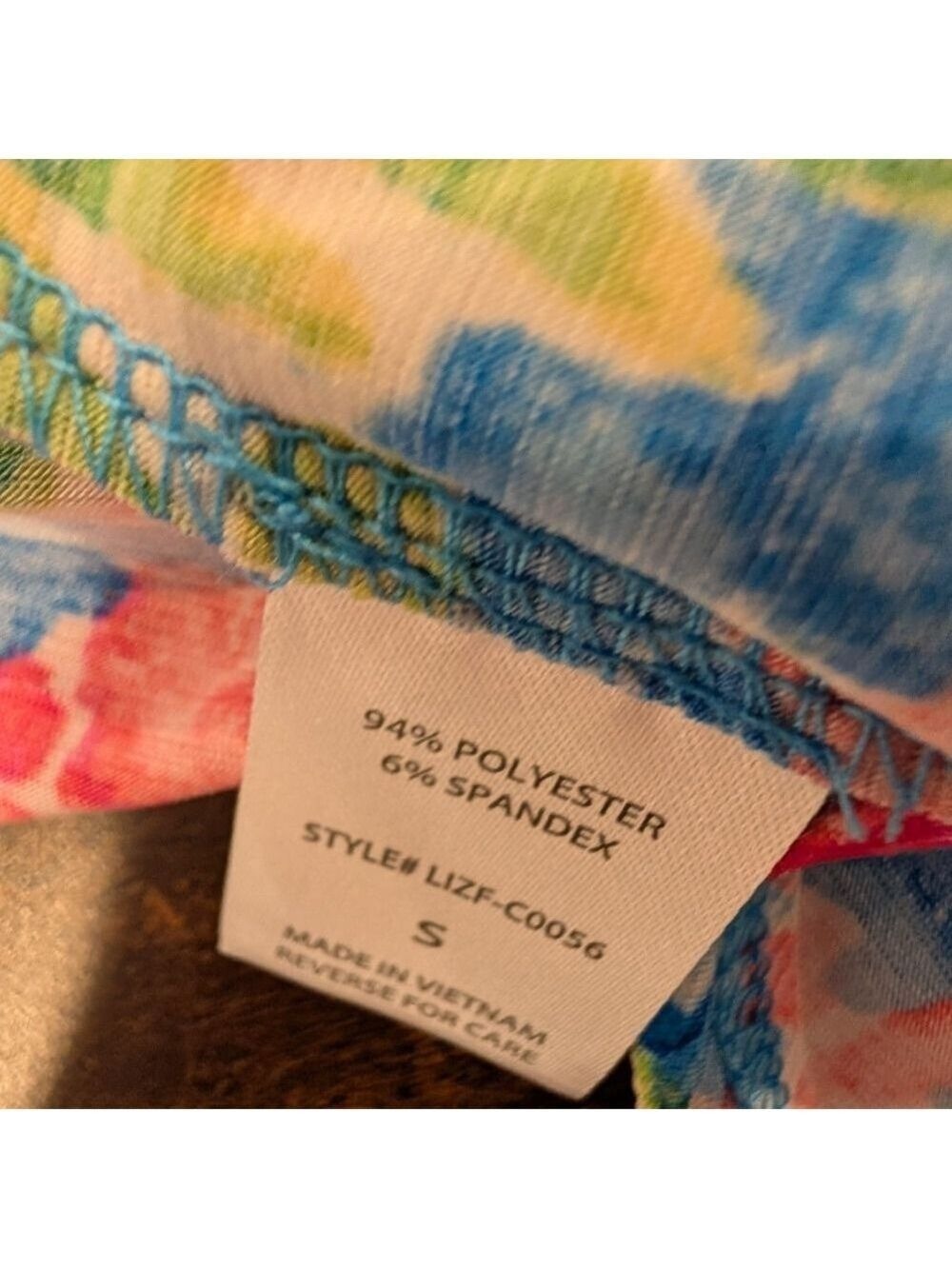 Dear Scarlett MultiColor Vibrant Floral Blouse,Top, Ruffle Sleeves.Sz.Small NWT - Picture 5 of 7